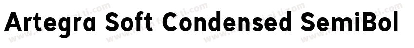 Artegra Soft Condensed SemiBold字体转换